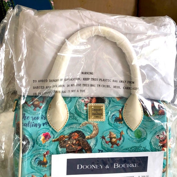 Disney Dooney & Bourke Moana Princess Satchel Bag - Picture 3 of 14